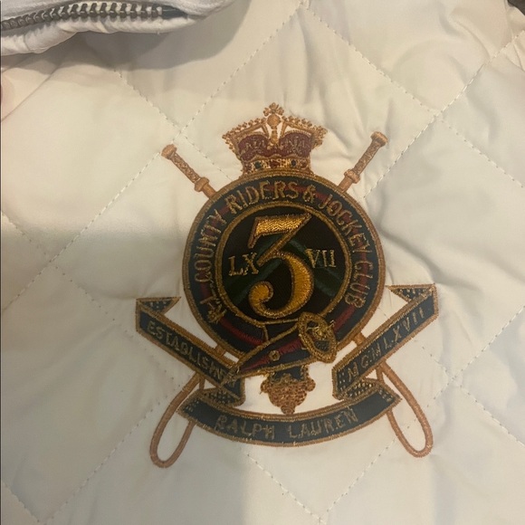 Ralph Lauren Polo Crest Quilted Vest Womens XL Full Zip - Picture 3 of 6